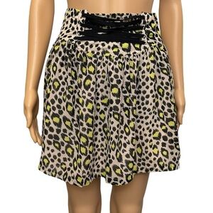 H&M Skirts Mini Leopard Woman’s 8